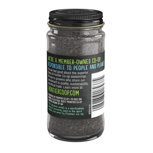 Frontier Co-op Black Pepper, Medium Grind, Organic 1.80 oz Frontier Co-op Black Pepper, Medium Grind, Organic 1.80 oz