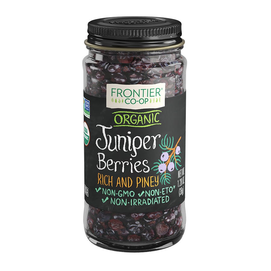 Frontier Co-op Organic Whole Juniper Berries 1.28 oz