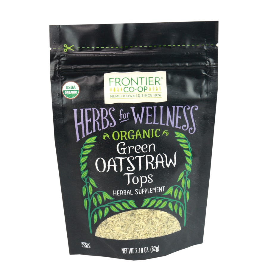 Frontier Co-op Oatstraw Green Tops, Organic 2.19 oz