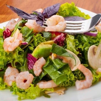 Adobo Shrimp Salad