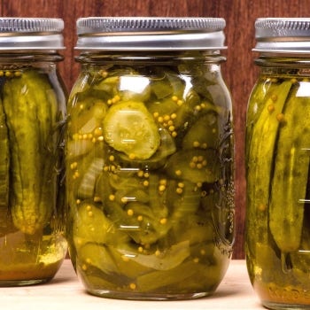 Fresh-Pack Dill Pickles