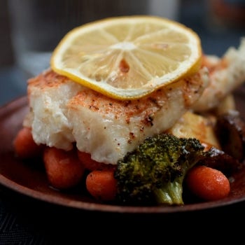 Baked Cod with Lemon and Olive Oil