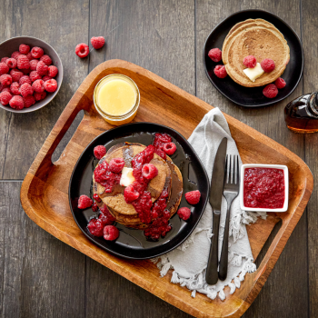 Oat Flour Ginger Pancakes