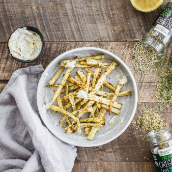 Parsnip Fries with Rosemary Lemon Aioli