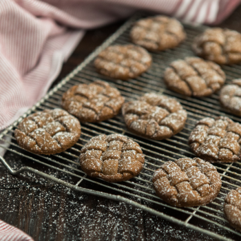 Gingerbread Lattice Cookies