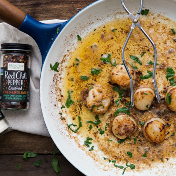 Seared Scallops with Spiced Lemon Butter