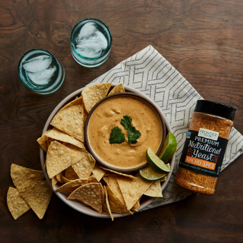 Vegan Butternut Squash Queso with Nacho Spice Nutritional Yeast