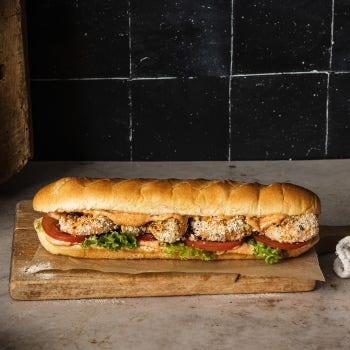 Zesty Ranch Shrimp Po' Boy