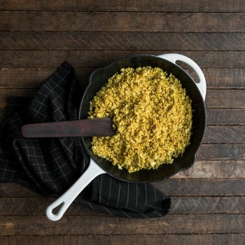 Turmeric Curried Cauliflower Rice