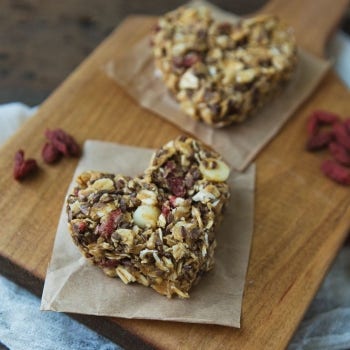 Heart-Shaped Energy Bars