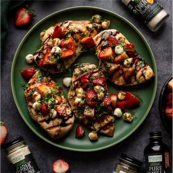 Strawberry Balsamic Mozzarella Chicken