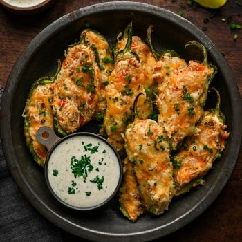 Air Fryer Jalapeño Poppers with Zesty Ranch Seasoning