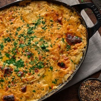 Au Gratin Potatoes with Canadian Steak Seasoning