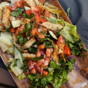 Grilled Panzanella Salad with Herbes de Provence