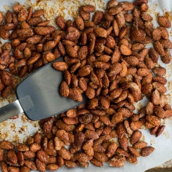 Hot and Smoky Chili-Spiced Almonds