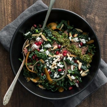 Moroccan Skirt Steak Salad with Chermoula