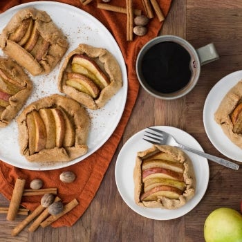 Mini Pear Galettes with Ginger