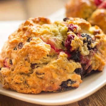 Maple Cranberry Almond Scones