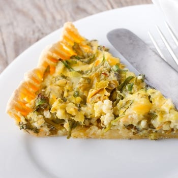 Spinach and Swiss Quiche