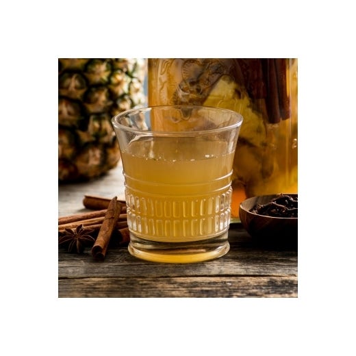 Pineapple Tepache with Cinnamon and Cloves