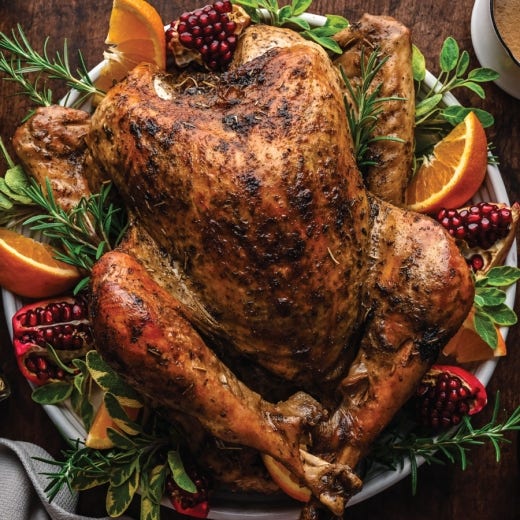 Roast Turkey with Savory Herb Rub Roast Turkey with Savory Herb Rub