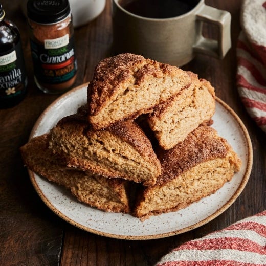 Cinnamon Vanilla Scones