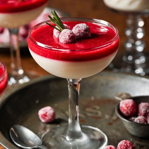 Cranberry Panna Cotta Cranberry Panna Cotta
