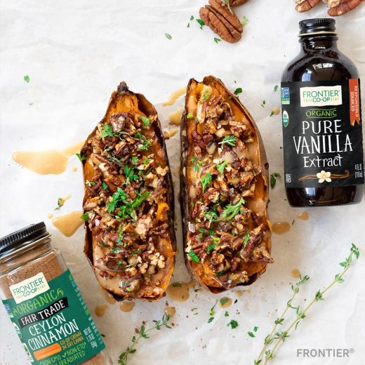 Twice-Baked Stuffed Vanilla-Cinnamon Sweet Potatoes Twice-Baked Stuffed Vanilla-Cinnamon Sweet Potatoes