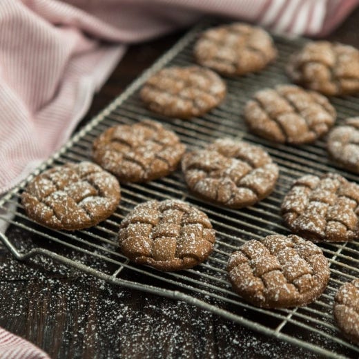 Gingerbread Lattice Cookies Gingerbread Lattice Cookies