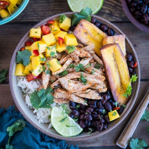 Jamaican Jerk Chicken Bowl Jamaican Jerk Chicken Bowl