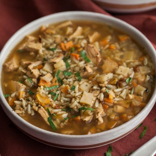 Lemon Pepper and Herb Chicken and Rice Soup Lemon Pepper and Herb Chicken and Rice Soup