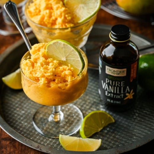 Mango Coconut Lime Granita Mango Coconut Lime Granita