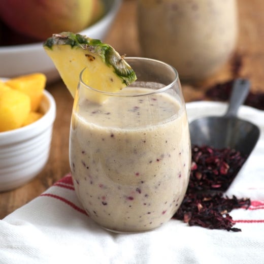 Tropical Hibiscus Smoothie Tropical Hibiscus Smoothie