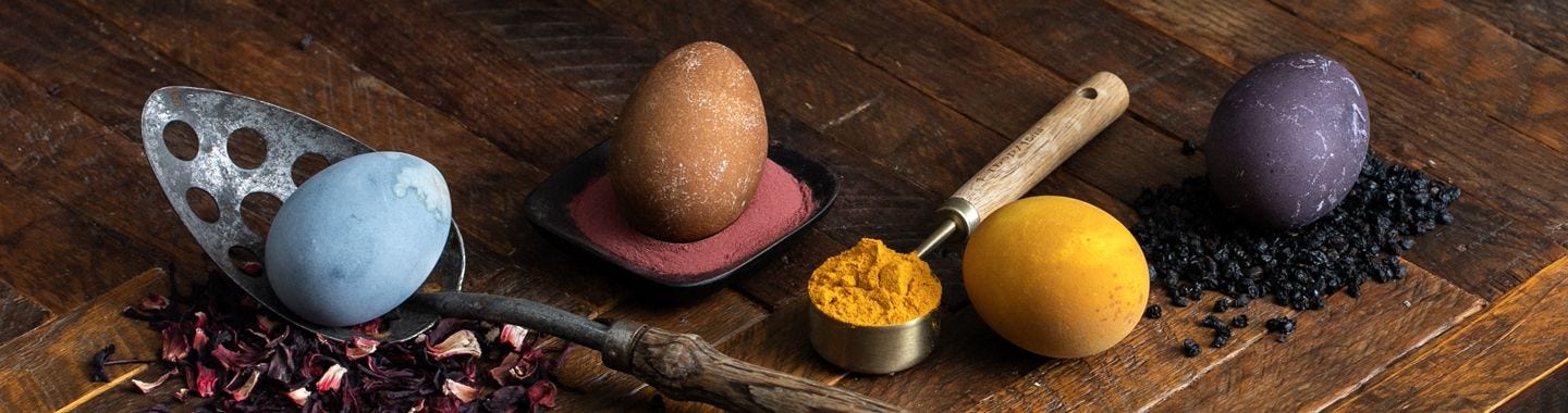 Dyeing Easter Eggs Naturally