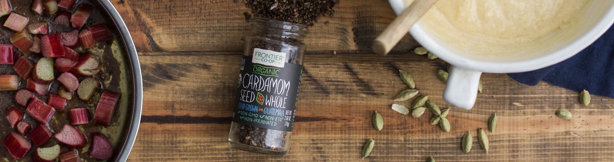Bottle of cardamom