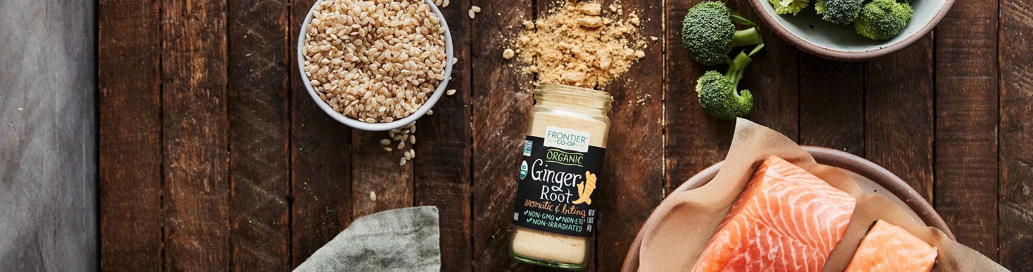 Ginger root bottle