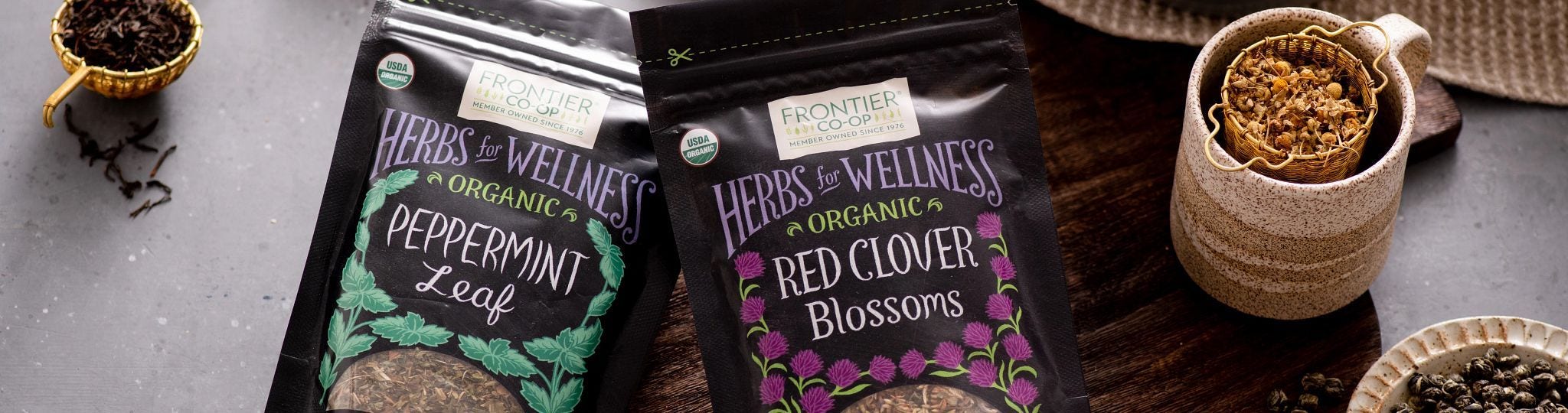 bags of herbs